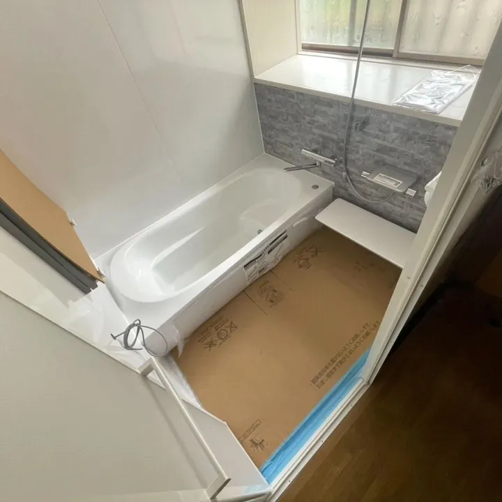 交換したユニットバス