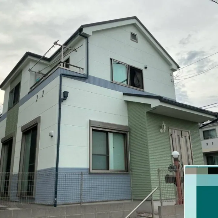 外壁塗装をした住まい