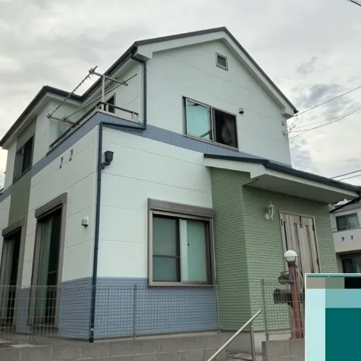 外壁塗装をした住まい